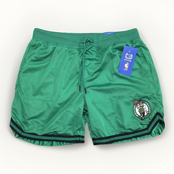 Boston Celtics Basketball Shorts Mens XL Highlander Shorts Heritage Fit Green - Picture 1 of 7